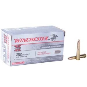 Winchester Super X 22 Hornet 46gr JHP Rifle Ammo - 50 Rounds