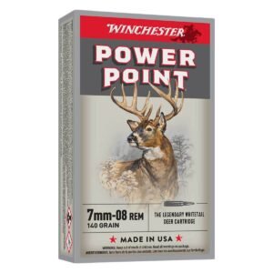 Winchester Power Point 7mm-08 Remington 140gr PP Rifle Ammo - 20 Rounds