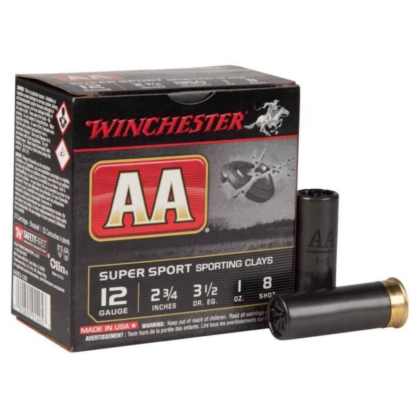 Winchester AA 12 Gauge 2-3/4in #8 1oz Target Shotshells - 25 Rounds