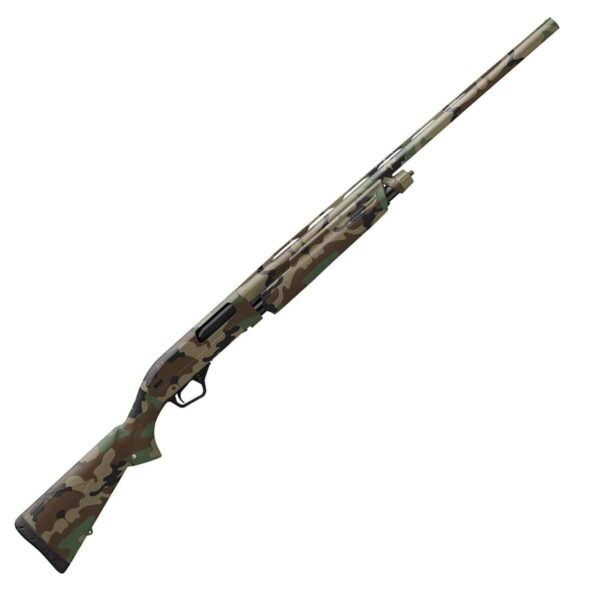 s139 Winchester SXP Waterfowl Hunter Woodland Camo 20 Gauge 3in Pump Shotgun - 26in