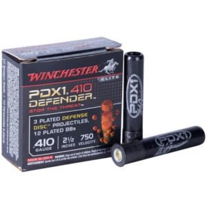 Winchester PDX1 Defender 410 Gauge 2-1/2in 3DD/12 BB Buckshot Shotshells - 10 Rounds