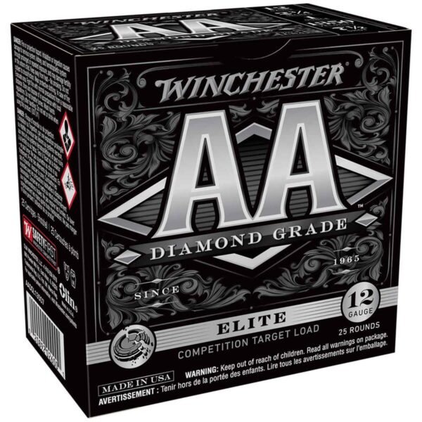 Winchester AA Diamond Grade 12 Gauge 2-3/4in #7.5 1oz Target Shotshells - 25 Rounds