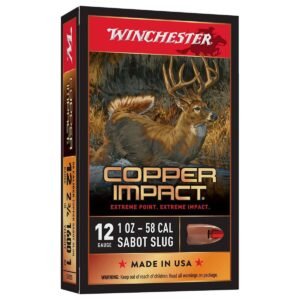 Winchester Super-X 12 Gauge 2 3/4in Sabot Slug 1oz Slug Shotshells - 5 Rounds