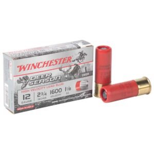 Winchester Deer Season 12 Gauge 2-3/4in 1-1/4oz Slug Shotshells - 5 Rounds