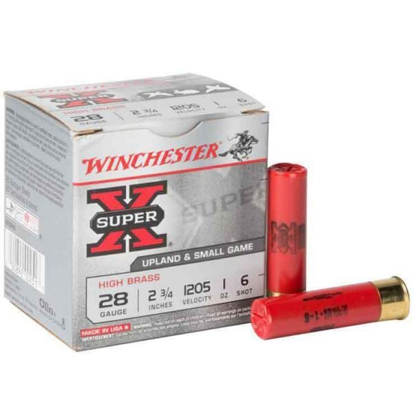 Winchester Super-X 28 Gauge 2-3/4in #6 1oz Upland Shotshells - 25 Rounds