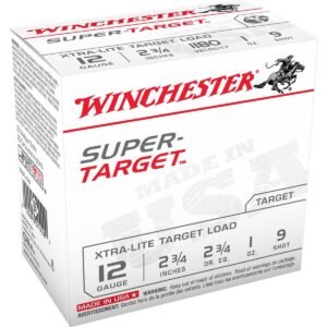 Winchester Super Target 12 Gauge 2-3/4in 1oz #9 Xtra-Lite Target Shotshells - 25 Rounds