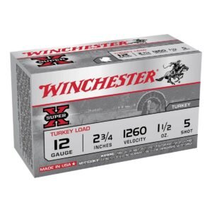 Winchester Super X 12 Gauge 2-3/4in #5 1-1/2oz Turkey Shotshells - 10 Rounds