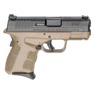 Springfield Armory XD-S MOD.2 Fiber Optics Sights 45 Auto (ACP) 3.3in Black/FDE Pistol - 5+1 Rounds