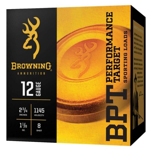 Winchester Ammo BPT Performance Target 12 Gauge 2-3/4in #8 1-1/8oz Target Shotshells - 100 Rounds