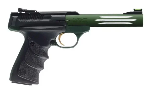 Browning Buck Mark Lite URX 22 Long Rifle 5.5in Black/Green Pistol - 10+1 Rounds - California Compliant