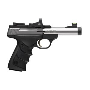 Browning Buck Mark Plus Micro Bull Suppressor Ready 22 Long Rifle 4.4in Stainless/Black Pistol - 10+1 Rounds