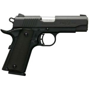 Browning 1911 Black Label Pro Compact 380 Auto (ACP) 3.63in Matte Black Satin Stainless Steel Pistol - 8+1 Rounds