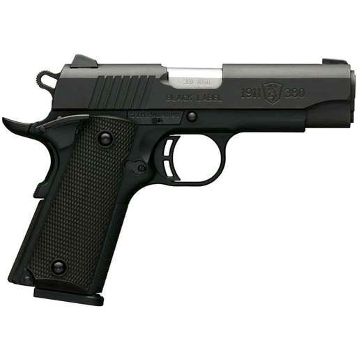 Browning 1911 Black Label Pro Compact 380 Auto (ACP) 3.63in Matte Black Satin Stainless Steel Pistol - 8+1 Rounds