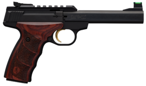 Browning Buck Mark Plus UDX 22 Long Rifle 5.5in Black/Rosewood Pistol - 10+1 Rounds - California Compliant