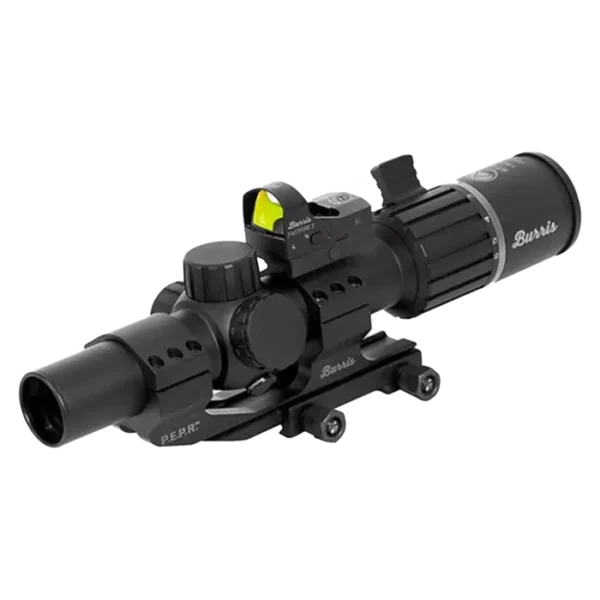 Burris RT6 Rifle Scope 30mm Tube 1-6x 24mm Illuminated Ballistic AR Reticle Matte Black with FastFire III and P.E.P.R. Mount