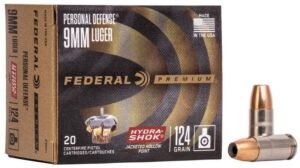 Personal Defense Hydra•Shok 9mm Luger