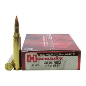 Hornady Superformance .25-06 Remington 117 Grain Super Shock Tip Centerfire Rifle Ammunition