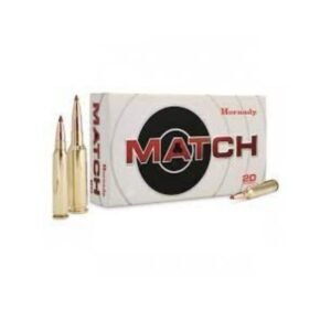 Hornady Match .338 Lapua Magnum 285 Grain Extremely Low Drag Match Centerfire Rifle Ammunition
