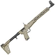Kel-Tec Sub2000 Threaded Barrel 9mm Luger 16.25in Tan Semi Automatic Modern Sporting Rifle - 17+1 Rounds