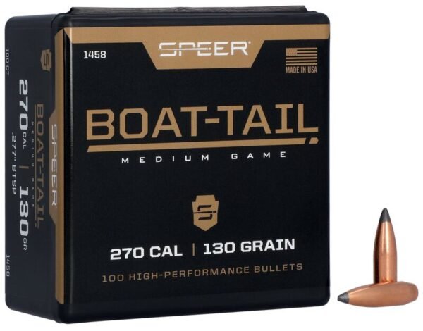 Boat-Tail Rifle Bullet .277