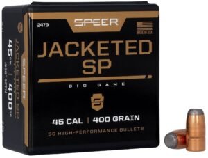Soft Point Flat Nose Rifle Bullet .458
