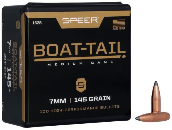 Boat-Tail Rifle Bullet .284