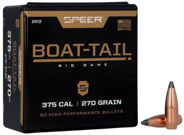 Boat-Tail Rifle Bullet .375