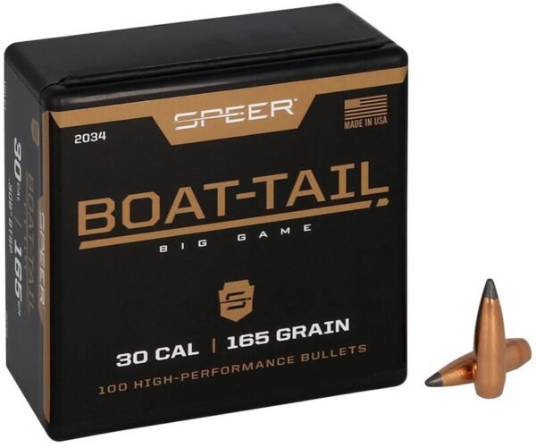Boat-Tail Rifle Bullet .308