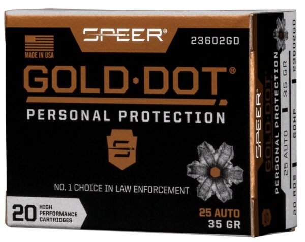 Gold Dot Handgun Personal Protection 25 Auto