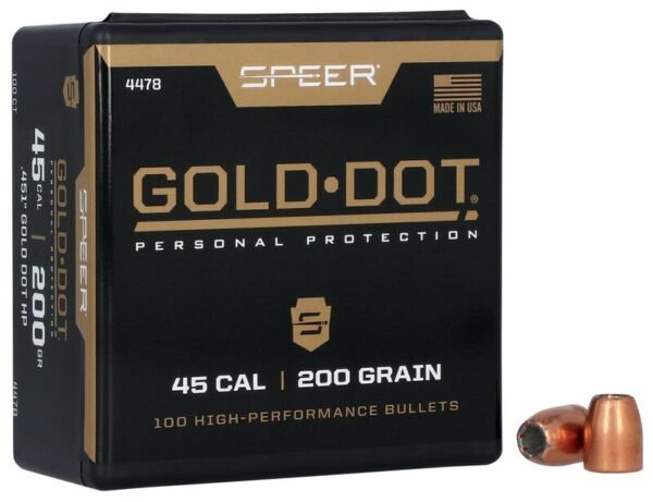Gold Dot Handgun Component Bullet .451